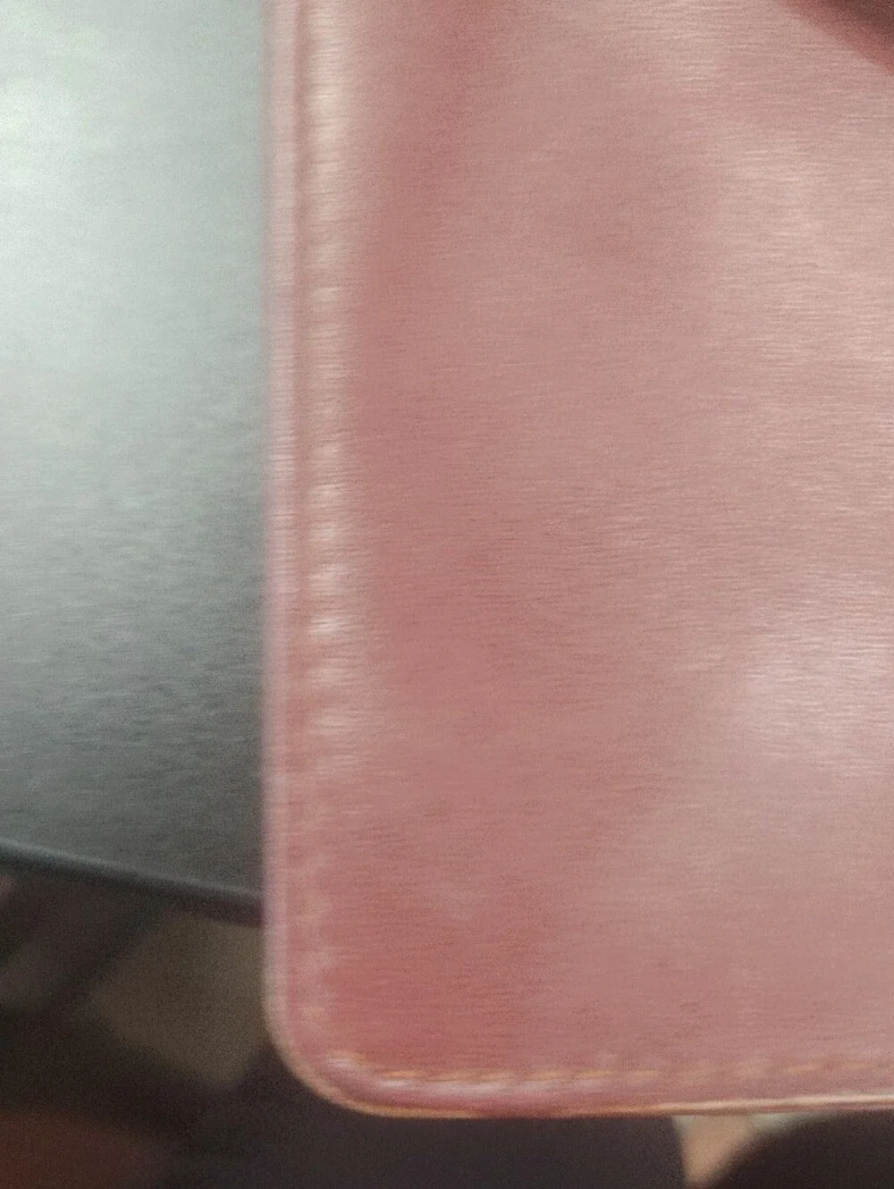 Must De Cartier Classic Burgundy Red Berdoux Leather Envelope Clutch Bag